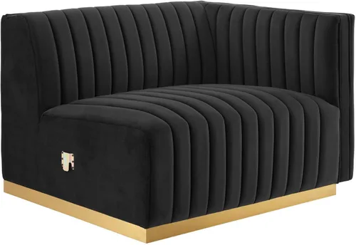 Miniatura 8 de Modway Conjure Seccional, Oro Negro