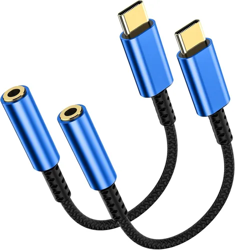Miniatura 12 de Adaptador USB C a conector de auriculares de 3.5mm – Dongle de audio HiFi, cable tipo C a auxiliar hembra compatible con iPhone 17/16/15 Pro Max