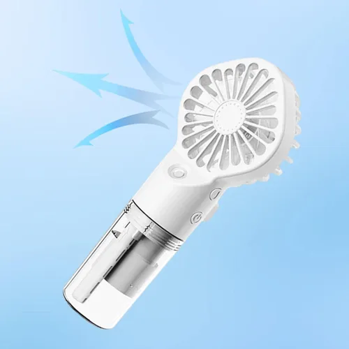 Miniatura 4 de Ventilador de nebulización portátil de mano, ventilador de rociador personal de nano pulverización, ventilador de pulverización para niñas, mujeres