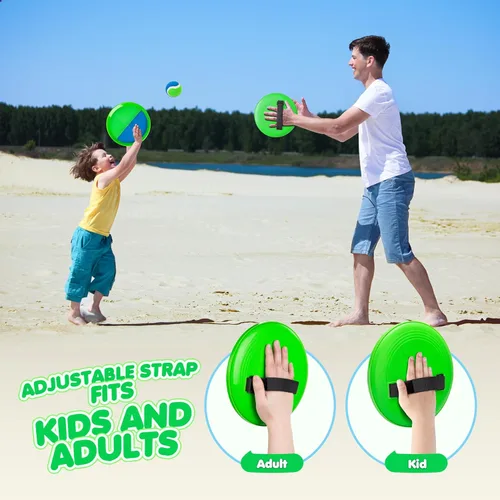 Miniatura 4 de Juego de pelotas para lanzar y atrapar mejorado, juegos familiares para niños, juguetes para rellenar calcetines, resistente al agua, ideal para Azul