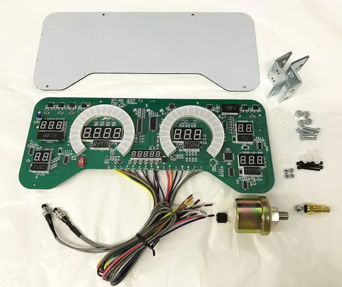 Miniatura 2 de Elite-Drive Jeep TJ Digital Dash - Panel de instrumentos LED de repuesto para Jeep Wrangler TJ 1997-2006, panel de medidor digital, actualización
