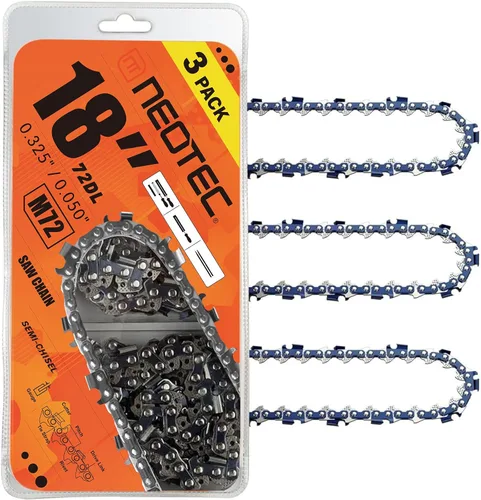 Miniatura 11 de NEOTEC DeWalt - Cadena de sierra de poste de 8 pulgadas, 3/8 pulgadas, paso LP de .043 pulgadas, calibre 34 eslabones de transmisión para DeWalt 20V