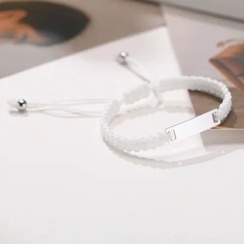 Miniatura 76 de Pulsera de barra para bebé: chapado en oro de 18 quilates, pulsera con placa de identificación personalizada para niños pequeños de mamá, nombre