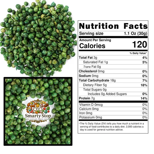 Miniatura 2 de Smart Stop Guisantes verdes fritos salados (2 libras (paquete de 1))