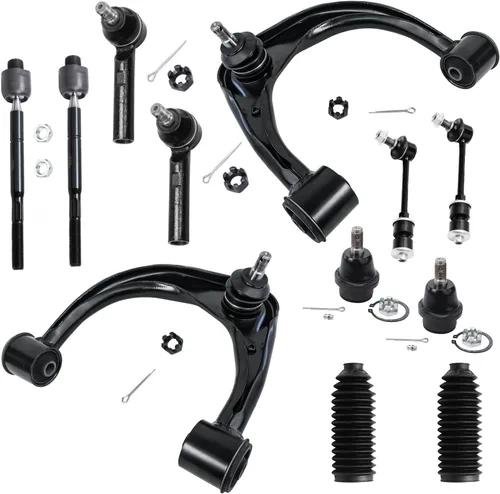 Miniatura 19 de Detroit Axle - Kit de extremo delantero para Ford 1998-2001 Explorer Mercury Mountaineer, 4 barras estabilizadoras delanteras y traseras, 2 brazos