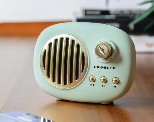 Miniatura 6 de Crosley CR3044A-MN Piper - Altavoz Bluetooth portátil, color menta