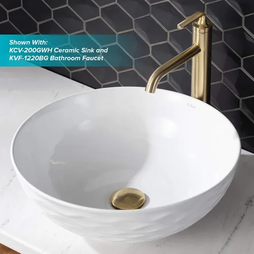 Miniatura 2 de Kraus Drenaje extraíble en oro cepillado, PU-10BG