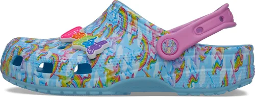 Crocs Zuecos clásicos unisex para adultos Lisa Frank Ártico