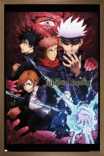 Miniatura 11 de Jujutsu Kaisen - Póster de pared inglés de una hoja, 22.4 pulgadas de largo x 14.7 pulgadas de ancho, versión premium sin marco