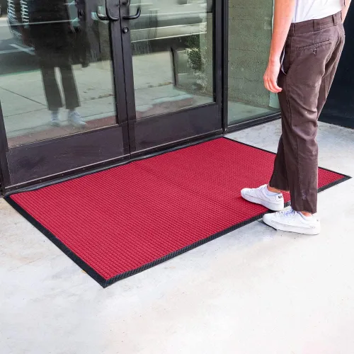 Miniatura 4 de Envelor Tapete para puerta delantera para interiores y exteriores, tapete de bienvenida de perfil bajo, duradero, antideslizante, para entrada