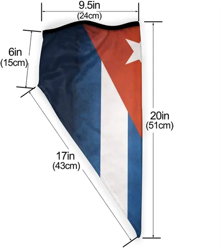 Miniatura 2 de Máscara facial de bandera bandana polaina para cuello pasamontañas bufanda para hombres y mujeres transpirable cubierta facial contra el polvo