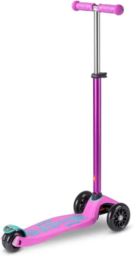 Miniatura 5 de Micro Kickboard Maxi Scooter para edades de 5 a 12 años Niños de hasta 110 libras Diseño de 3 ruedas inclinadas para dirigir Barra en T