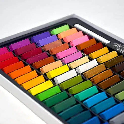 Miniatura 2 de MUNGYO Set pastel suave – 64 colores vibrantes para artistas Suave y mezclable Forma cuadrada