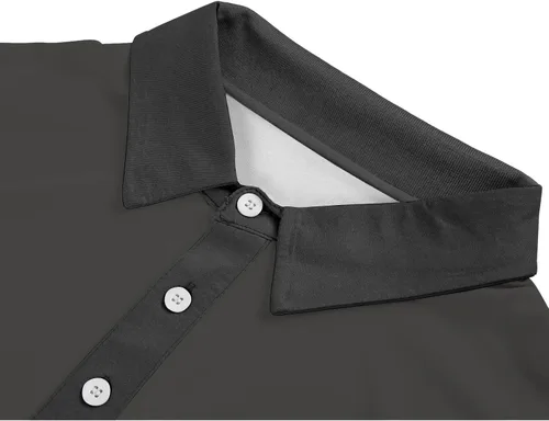 Miniatura 4 de JACKETOWN Polo de golf para hombre ligero de manga corta polo casual