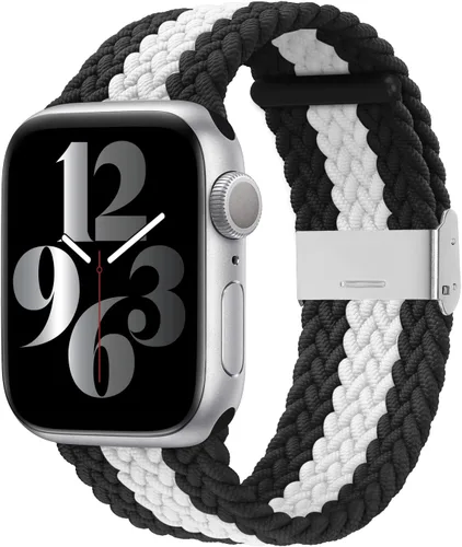 Miniatura 25 de Bandiction - Correas compatibles con Apple Watch de 44mm 40mm 38mm 42mm 41mm 45mm 46mm 49mm, bandas iWatch para mujeres y hombres, correa elástica