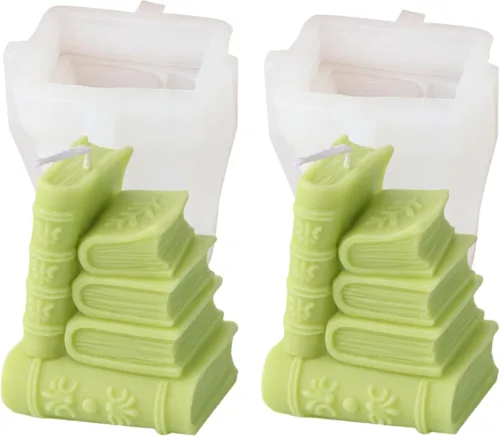 Miniatura 14 de Moldes de silicona para velas (paquete de 2 velas de erizo)