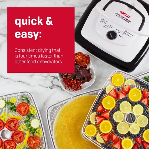 Miniatura 2 de Nesco/American Harvest FD-80 Máquina para deshidratar alimentos, con forma cuadrada., Blanco