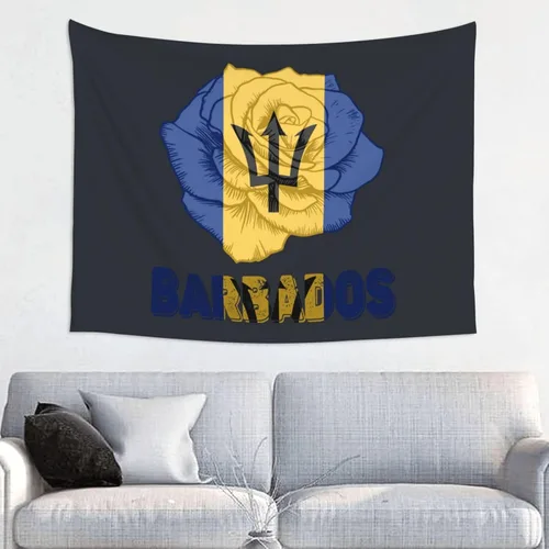 Miniatura 13 de Póster de tapiz con diseño de bandera de las Bahamas de 29 x 37 pulgadas, decoración del hogar, para colgar en la pared, decoración de fondo