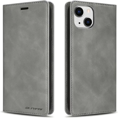 Miniatura 24 de QLTYPRI Funda para iPhone Air, Funda de piel sintética premium TPU parachoques con tarjetero Kickstand adsorción magnética oculta a prueba de golpes