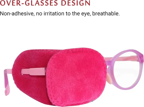 Miniatura 4 de Astropic 2 parches oculares para niños Parche de ojos para niñas para gafas Parches médicos para los ojos para niños con ojo perezoso Parche