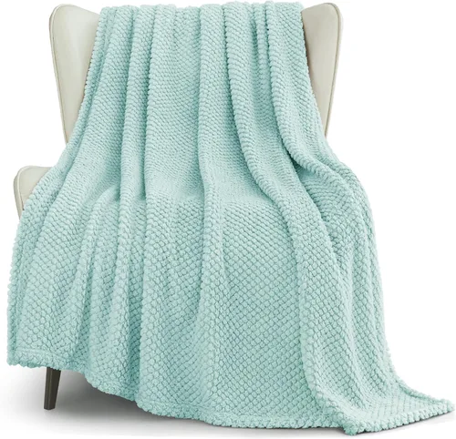 Miniatura 41 de Whale Flotilla Manta de forro polar extra grande para sofá, 50 x 70 pulgadas, manta jacquard suave y esponjosa para todas las estaciones, ligera