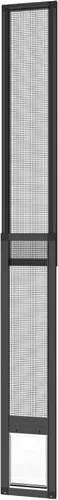 Miniatura 16 de Hakuna Pets V2 Panel de inserción para puerta de mascotas de patio para puertas correderas, se adapta a riel de puerta de 55.12 pulgadas de altura