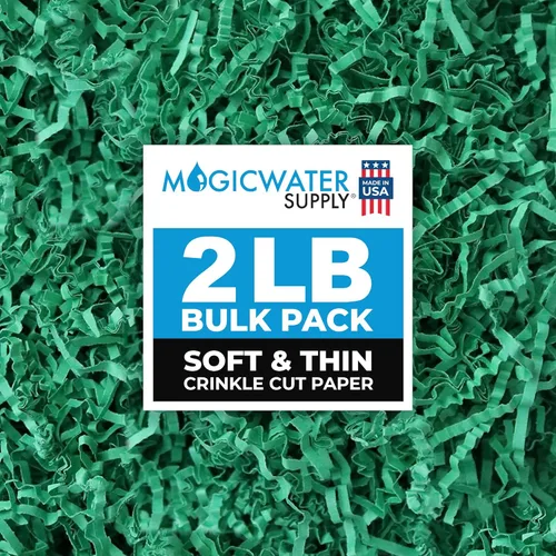 Miniatura 13 de MagicWater Supply Papel de corte arrugado suave y fino, 2 libras, color azul bebé, relleno de papel para envolver regalos, relleno de cestas