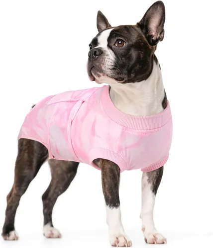 Miniatura 16 de Kuoser - Traje de recuperación para cirugía de perro, traje de recuperación suave y transpirable para perros, para esterilización femenina