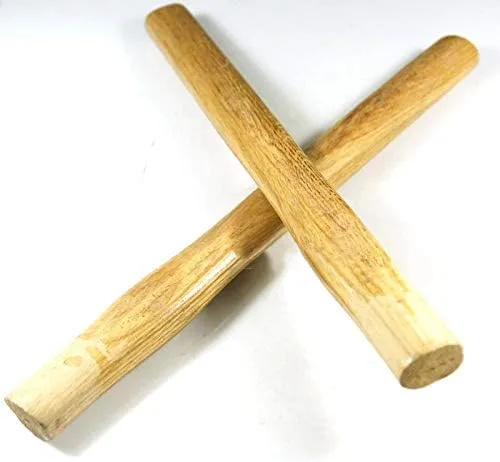 Miniatura 4 de Paquete de 2 martillos octogonales de madera con mango de madera, mango a prueba de golpes, martillos de repuesto, mazos, herramienta de mano de 13