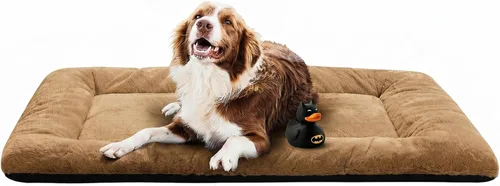Miniatura 25 de Camas para Perros Almohadilla de Jaula para Perros Grandes Cama de Jaula para Perros Ultra Suave Lavable y Antideslizante Almohadilla de Perrera