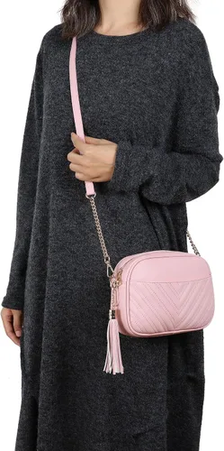 Miniatura 6 de lola mae Bolso bandolera acolchado, bolso de hombro de diseño moderno