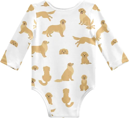 Miniatura 2 de vvfelixl Body de bebé negro Pug blanco manga larga algodón ropa de bebé para niños niñas 0-24 meses