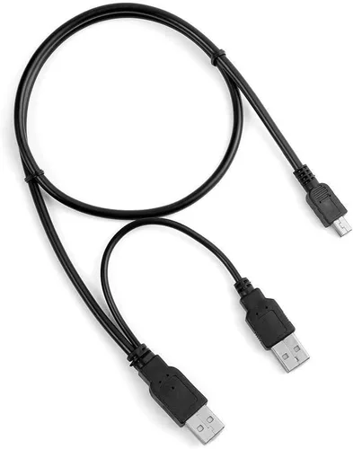 Miniatura 4 de MaxLLTo™ Cable de datos cargador USB Y para EMC Iomega eGo USB 2.0 disco duro portátil HDD