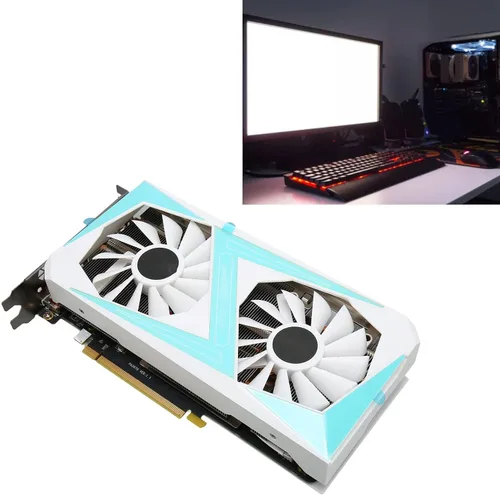 Miniatura 5 de Tarjeta gráfica para juegos DDR6 de rendimiento mejorado de 6 GB con ventilador de enfriamiento, reloj de memoria de 7000 MHz, interfaz de juego