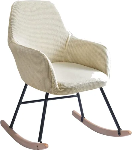 Fundas elásticas para mecedoras con brazos y respaldo alto, para sala de estar, muebles del hogar, dormitorio, relajación, protector de silla de