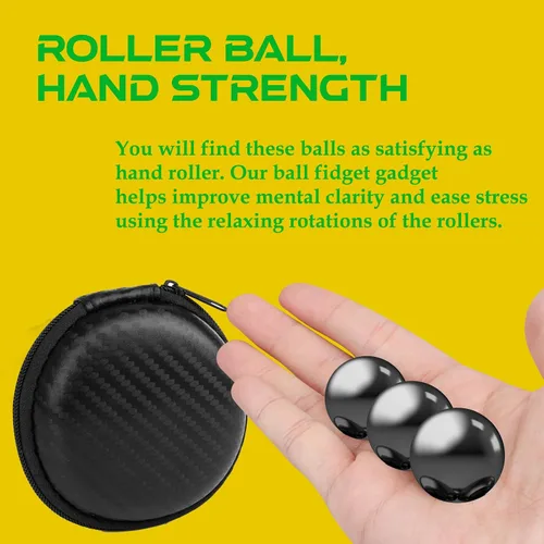 Miniatura 6 de Bolas magnéticas gigantes de 1.26 pulgadas para adultos, esfera mangética grande con estuche, masilla de ferrita, decoración de escritorio de Negro