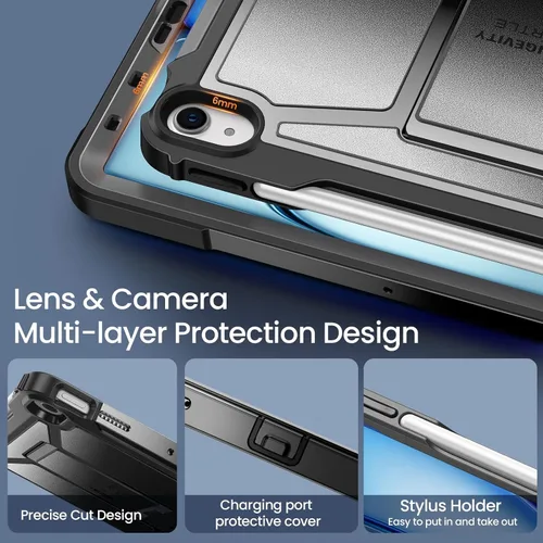 Miniatura 6 de ZtotopCase - Funda para iPad Air 4 de 10,9 pulgadas 2020, protector de pantalla integrado, funda protectora completa a prueba de golpes, compatible