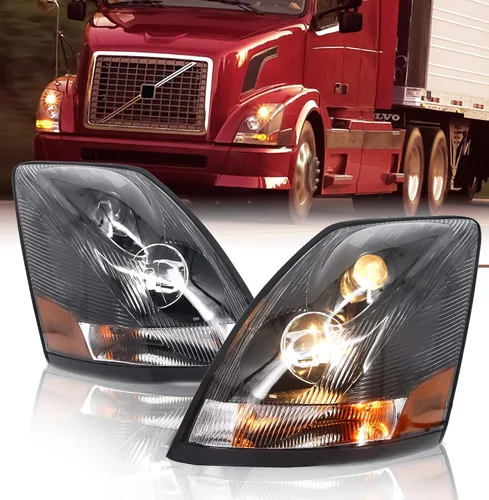 Miniatura 14 de Torque Faro delantero para conductor lado izquierdo de repuesto para camiones semi Volvo VNL 670 780 2004-2018 VN VNM 200 300 430 630 730 2005 2006
