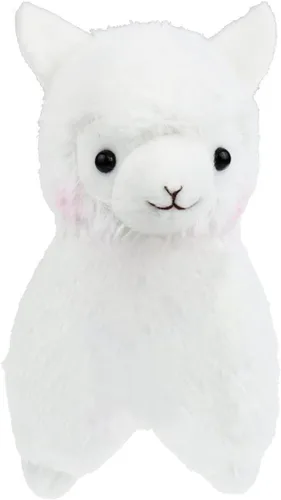 Peluche de peluche suave para bebé, juguete de llama, cordero, alpaca, blanco, muñeca de 7 pulgadas, almohada de felpa para niños, muñeca de felpa