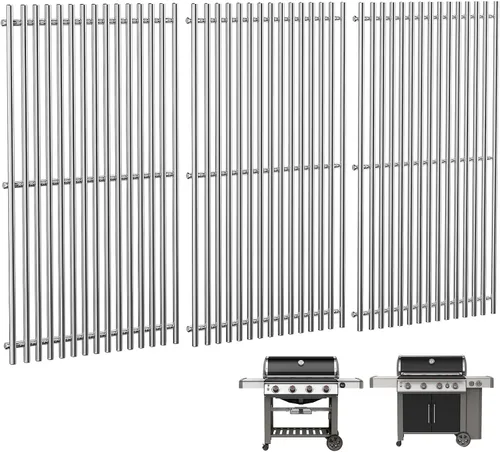 Miniatura 9 de QuliMetal Rejillas de acero inoxidable 304 de 0.276 in para parrillas Weber Spirit E-210, Spirit 200, GS4 Spirit II 200, Spirit II serie E-210