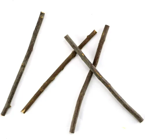 Miniatura 3 de TKOnline - 100 palitos de madera de 3.94 pulgadas, 0.1-0.2 pulgadas de diámetro, para manualidades, accesorios de fotos, palos de madera