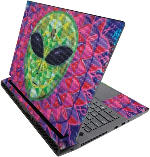 Miniatura 387 de MightySkins - Skin brillante con purpurina para Alienware M17 R3 (2020) y M17 R4 (2021) - Diversión de los años 90 Acabado duradero con purpurina