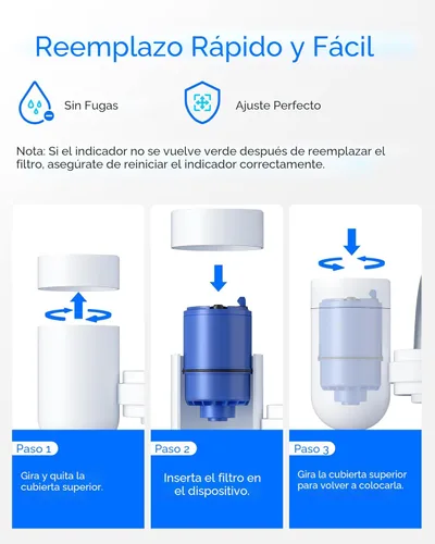 Miniatura 7 de Waterdrop Filtro de agua para grifo, compatible con todos los filtros de agua PUR® de repuesto para filtro de agua PUR® PLUS RF9999®, certificado