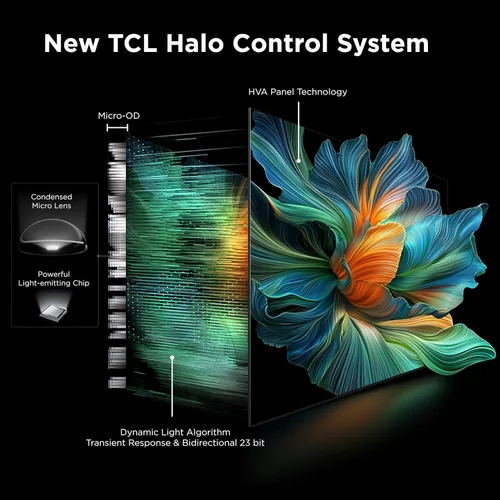 Miniatura 5 de TCL 50 pulgadas QM6K Series QLED 4K Smart QD-Mini LED TV con Google TV (50QM6K, modelo 2025) Nuevo sistema de control de halo, serie de atenuación