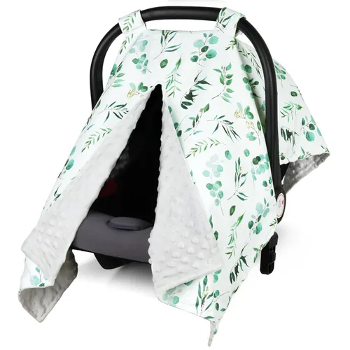 Funda para Asiento de Coche Rquite para Bebé, Fundas de Asiento de Coche para Niña Bebé, Funda de Asiento de Coche Infantil para Invierno, Cálido