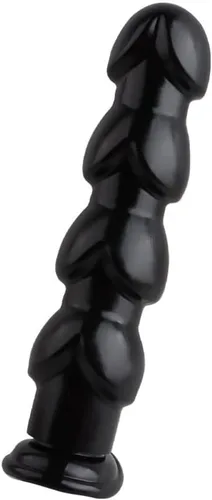Pagoda de silicona enorme de 9.5 pulgadas/9.4 in con ventosa de partículas grandes. Consoladores suaves estimulador de vagina para el punto G,
