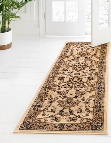 Miniatura 13 de Unique Loom Colección Sialk Hill - Alfombra de área Washington (7' 10" x 10' Rectángulo Burdeos/Crema)