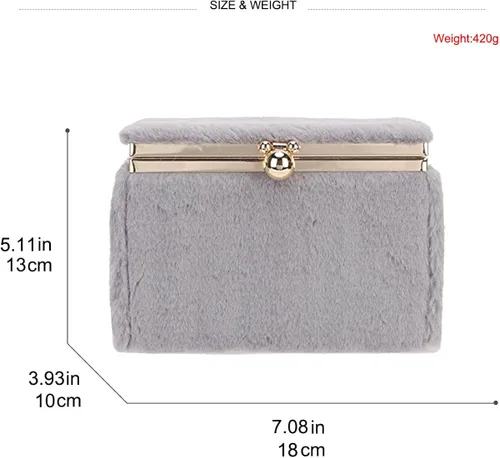 Miniatura 2 de Fawziya - Bolsos de embrague de piel linda para mujer bolsos de noche y embragues