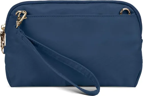 Miniatura 5 de Travelon Bolso cruzado convertible a medida antirrobo para mujer, Zafiro, talla única , Travelon Bolso cruzado convertible a medida antirrobo