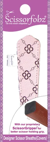 Miniatura 19 de Fundas protectoras para tijeras de diseñador, 4 unidades, tamaño surtido, diseño floral victoriano azul #4-304 Jardín floral victoriano azul